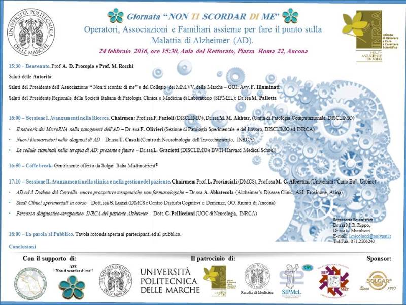 giornata NON TI SCORDAR DI&nbsp;ME